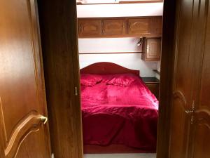 Krevet ili kreveti u jedinici u objektu Großer Familien-Wohnwagen
