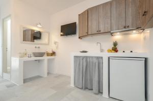 Кухня или мини-кухня в Casa Verde Di Naxos
