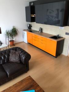 Cucina o angolo cottura di Richie Apartment near Aquapark