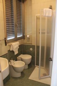 Koupelna v ubytování Hotel Selide