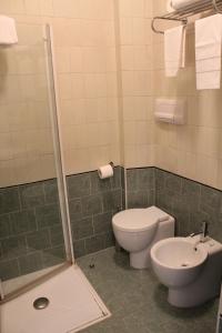 Koupelna v ubytování Hotel Selide