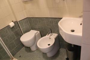 Koupelna v ubytování Hotel Selide