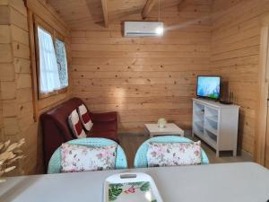 TV a/nebo společenská místnost v ubytování Mint House