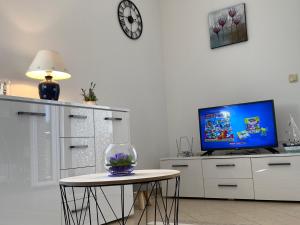 TV a/nebo společenská místnost v ubytování Apartment Tihana