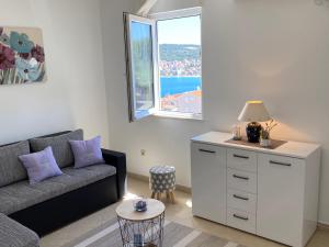 Posezení v ubytování Apartment Tihana