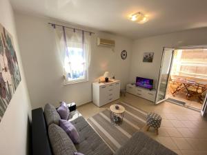 Posezení v ubytování Apartment Tihana