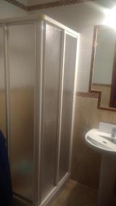 Kúpeľňa v ubytovaní HABITACION LILA