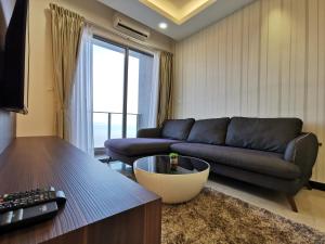 Posezení v ubytování Thermospace Silverscape A-19-01 Melaka City