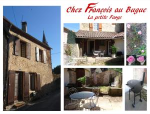 a collage of pictures of a house at Chez François au bugue la petite farge in Le Bugue