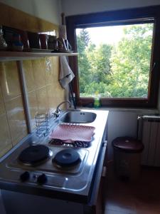Η κουζίνα ή μικρή κουζίνα στο Guesthouse Marton