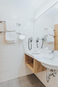 Koupelna v ubytování Hotel Silberfux