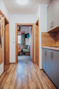 Kuchyň nebo kuchyňský kout v ubytování Hotel Silberfux