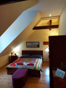 Cama o camas de una habitación en Vila Kalinčiak AESCULAP
