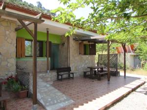 Patio alebo iná vonkajšia časť ubytovania Casa Rural La Canal De Salem