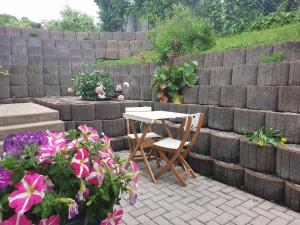 Zahrada ubytování Ferienwohnung Knoerck Weikersheim