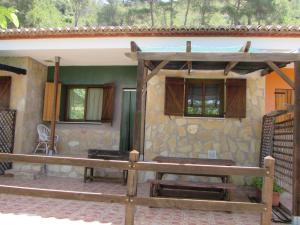 Balkón alebo terasa v ubytovaní Casa Rural La Canal De Salem