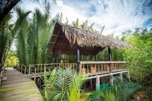 Zahrada ubytování Mekong Home