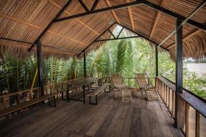 Zahrada ubytování Mekong Home