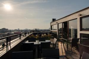 Balkón nebo terasa v ubytování Hotel Razvan
