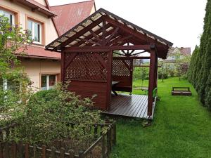 Ogród w obiekcie Apartament-studio, pokoje u Lucy