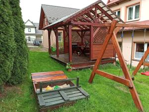 Ogród w obiekcie Apartament-studio, pokoje u Lucy