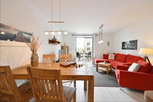 Posezení v ubytování Ferienwohnung Badestrand