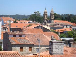 Widok na miasto Cambados z tego pensjonatu