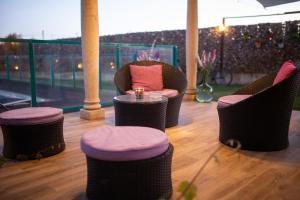 Posezení v ubytování Hotel Rural El Tejar de Miro