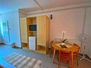 TV a/nebo společenská místnost v ubytování Hotel Magnólia