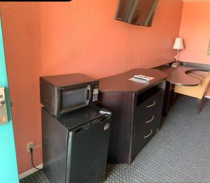 Kuchyň nebo kuchyňský kout v ubytování Royal Inn Borger