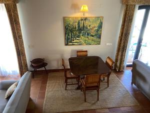 Część wypoczynkowa w obiekcie Casa Rural La Alcornocosa