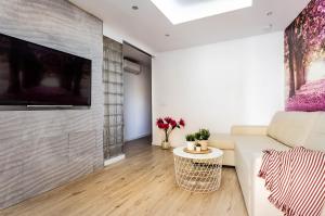 TV a/nebo společenská místnost v ubytování Blue & Red by Sol Maestranza