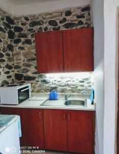 Kuchyň nebo kuchyňský kout v ubytování Mariaeva Rooms
