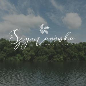 a logo for a resort on a body of water at Szymanówka dom nad rzeką - noclegi Kodeń in Kodeń