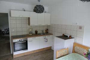Kuchyň nebo kuchyňský kout v ubytování Apartments and rooms Brunko + 21 fotografií