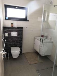Koupelna v ubytování Apartmán Starovičky 406