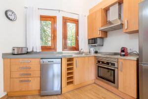 Η κουζίνα ή μικρή κουζίνα στο Casa Pequeña Crestatx