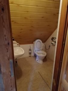 Ein Badezimmer in der Unterkunft Pension Špejchar u Vojty
