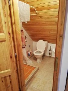 Ein Badezimmer in der Unterkunft Pension Špejchar u Vojty