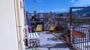 Balkón nebo terasa v ubytování Camera a Palermo