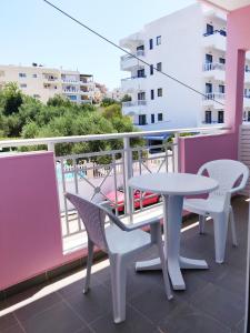 Balkón nebo terasa v ubytování Atrium Apartment #1