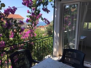 Balkón nebo terasa v ubytování Apartmani Stula