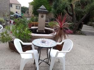 Zahrada ubytování L'Auberge Chez Pascal