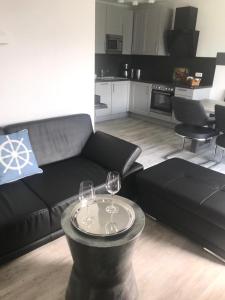 Kuchyň nebo kuchyňský kout v ubytování Haus Bachwiesen
