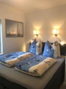Postel nebo postele na pokoji v ubytování Haus Bachwiesen