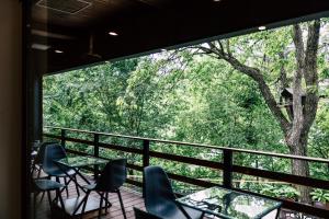 MER Guest House B&B的阳台或露台