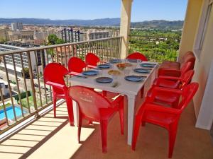 Balkon lub taras w obiekcie NEPTUNO GANDIA Primera Línea - Alquiler Familias