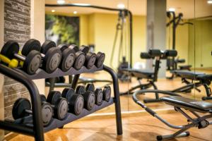 Fitness centrum a/nebo fitness zařízení v ubytování Umbriaverde Sporting & Resort