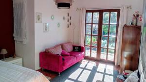 Posezení v ubytování La Chambre de Ker Briac
