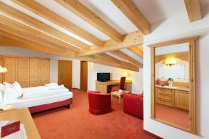 Postel nebo postele na pokoji v ubytování Hotel Gries